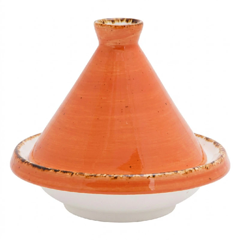 Tajine Porslin Orange Ø13cm x H11,2cm 1480213 by COSY & TRENDY color Svart