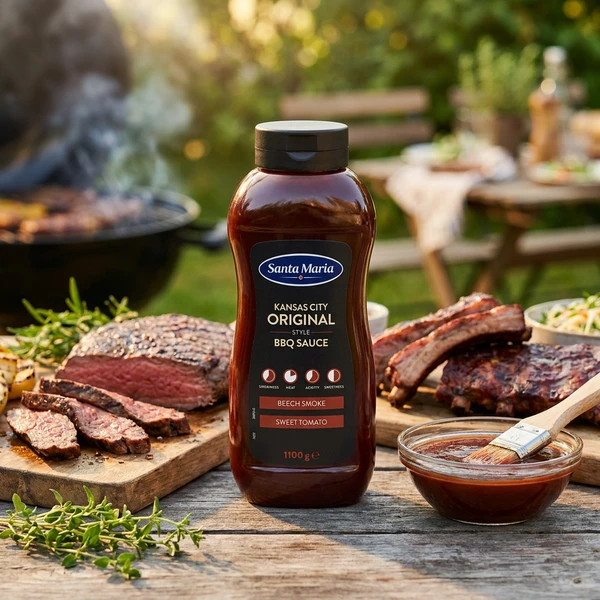 Barbecuesås Kansas City Söt 380592 by SANTA M color Svart