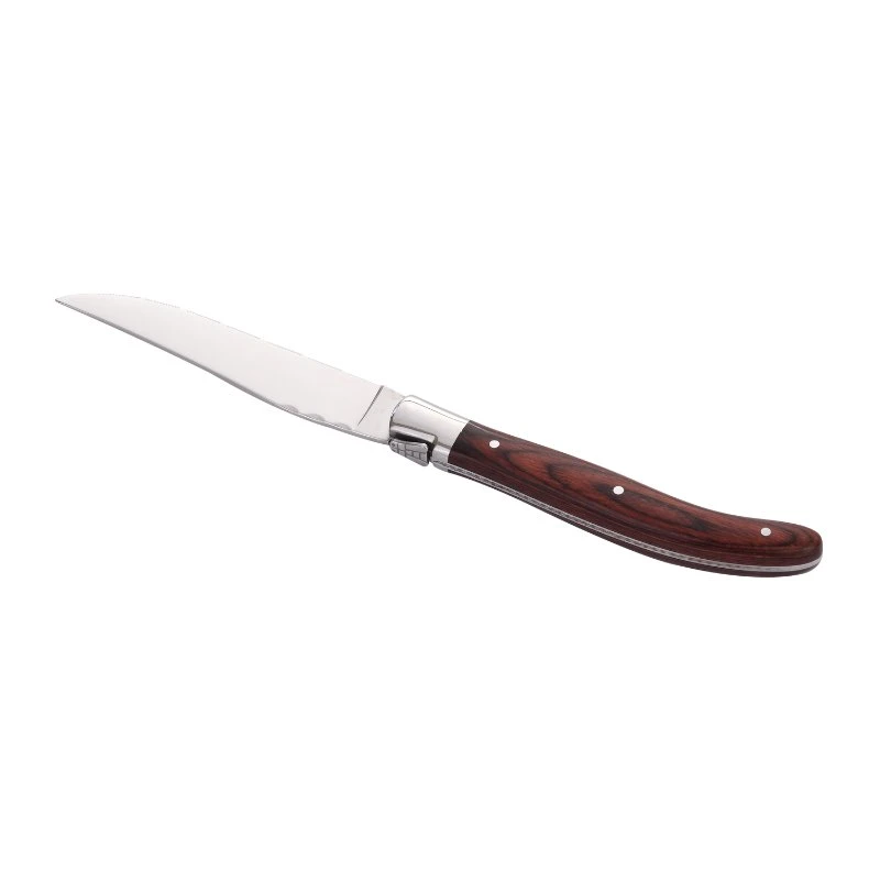 Laguiole Heritage Blankslipade Köttknivar i Pakkaträ - 6 st 40273000  color Svart