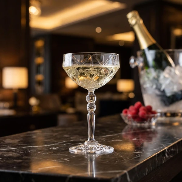 RCR ALKEMIST Champagne Coupe 30 cl 6 st 28512020006  color Svart