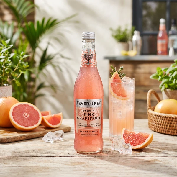 Fever-Tree - Sparkling Pink Grapefruit 50cl GBFEV0220  color Svart