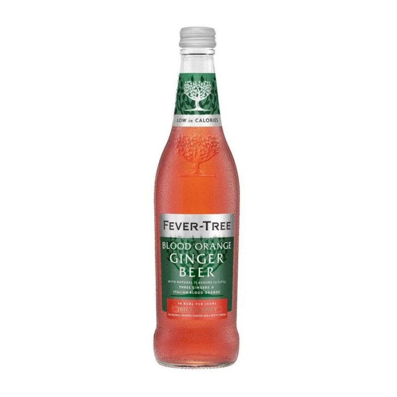 Fever-Tree Light Blood Orange Ginger Beer 50cl GBFEV0222  color Svart