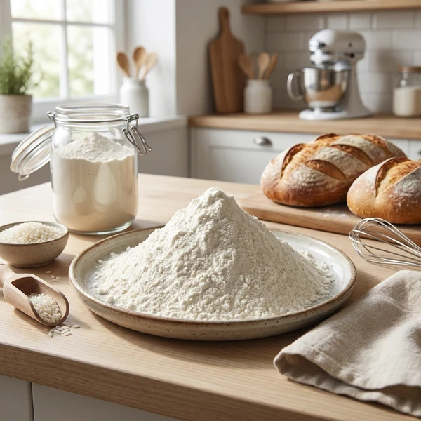 Rismjöl 1 kg 386305 by ABL FOOD color Svart