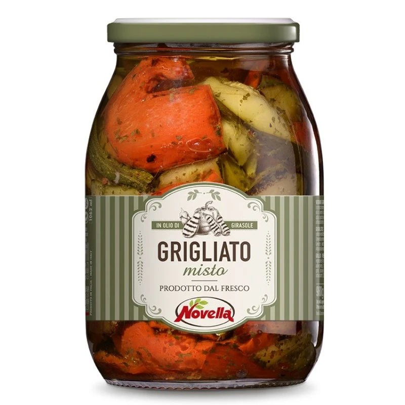 Grillade Grönsaker 950g (Dränerade 620g) 19004 by Deli Drengene color Svart