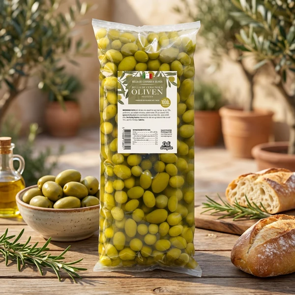 Oliver Bella de Cerignola 1700g Dränerade 1000g 2121 by Deli Drengene color Svart