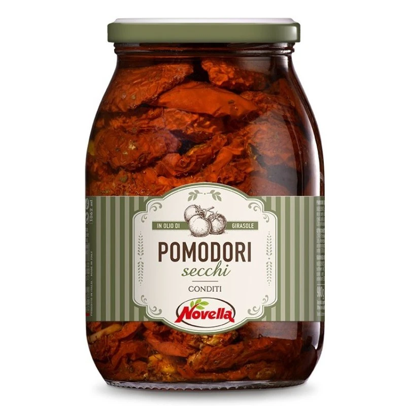 Soltorkade tomater 950g (Avrunna 600g) 19003 by Deli Drengene color Svart