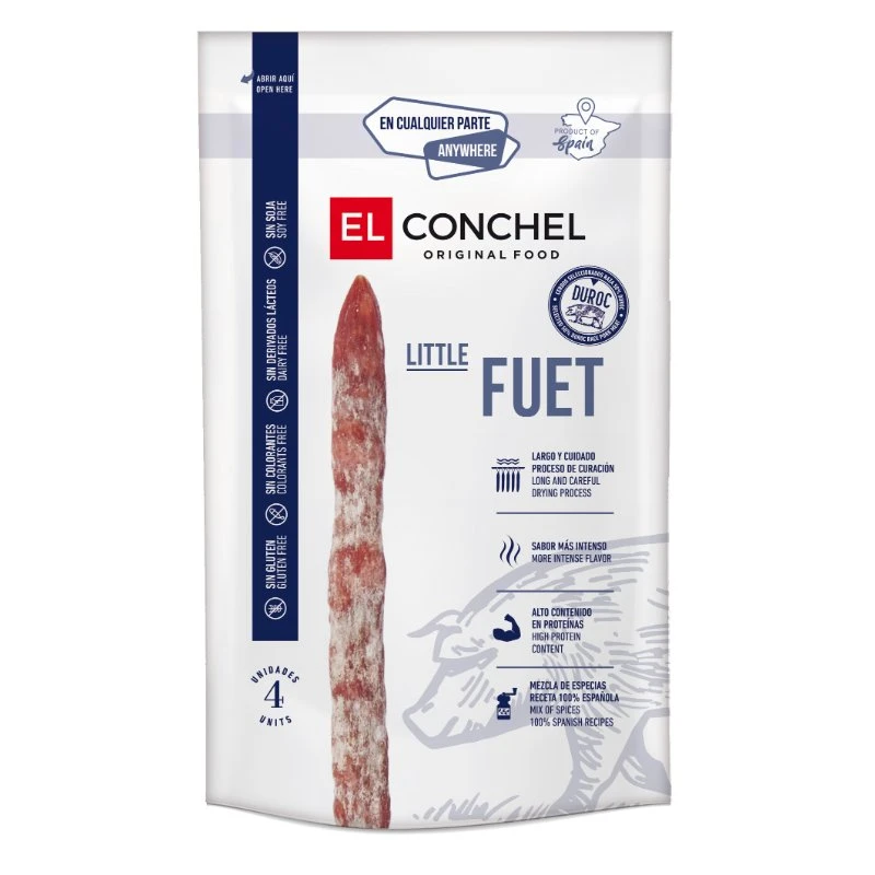 El Conchel Little Fuet (Duroc) 55g 84094 by Deli Drengene color Svart