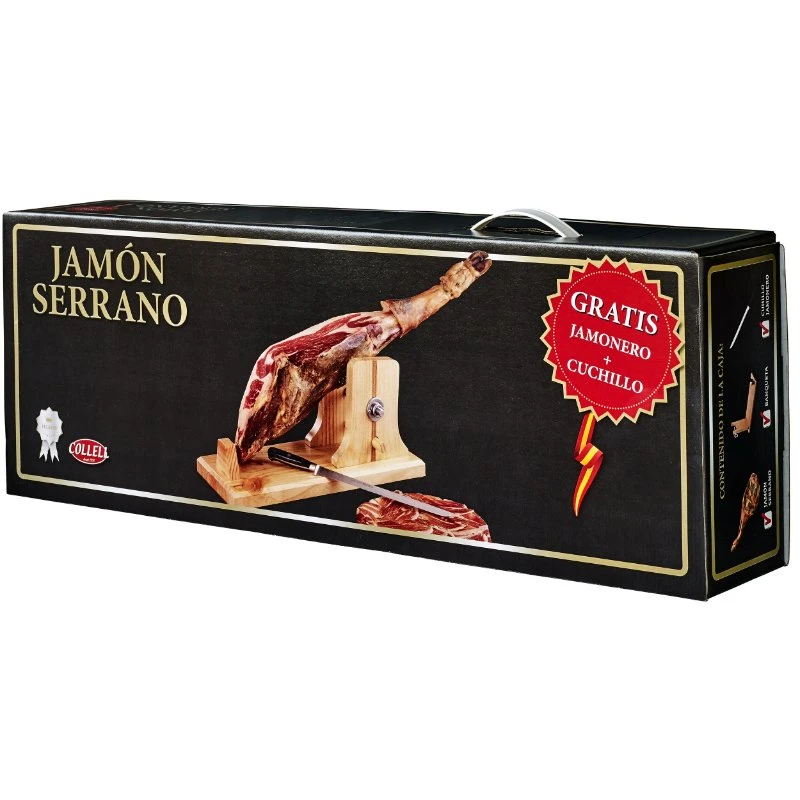 Hel skinka med kniv och ställ, 12 mån. 11103 by Deli Drengene color Svart