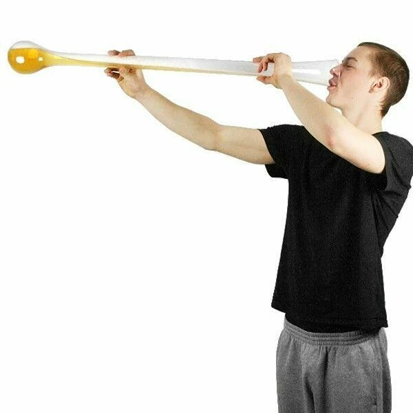 Yard of Ale-glas med lock – Plast 10243BM by Drink color Helder
