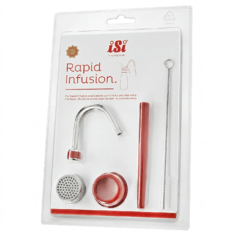 Isi infusionsset till gräddsifon 2722 by ISI color Röd/silver