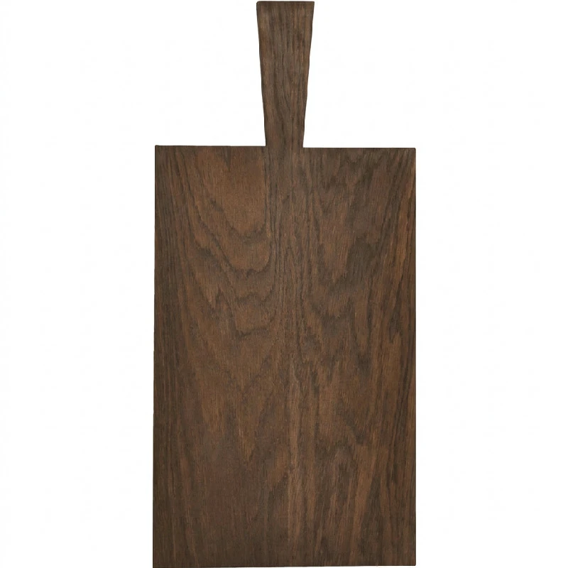 Serveringsbräda i rökt oljad ek 33,5 x 21,3 x 2 cm 51455022  color Svart