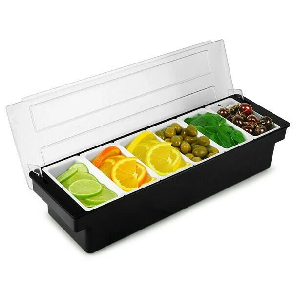Fruktdispenser i svart - 6 fack BTBL3766 by Beaumont color Svart