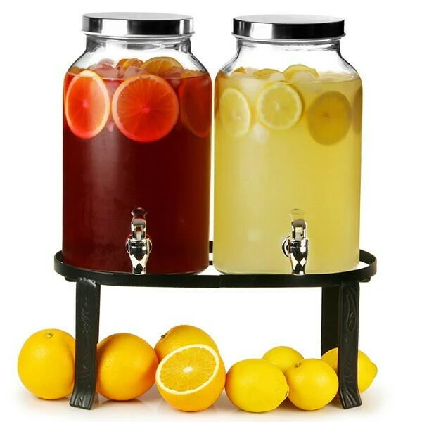 Dryckesdispenser 10L med stativ 13919 by Drink color Helder