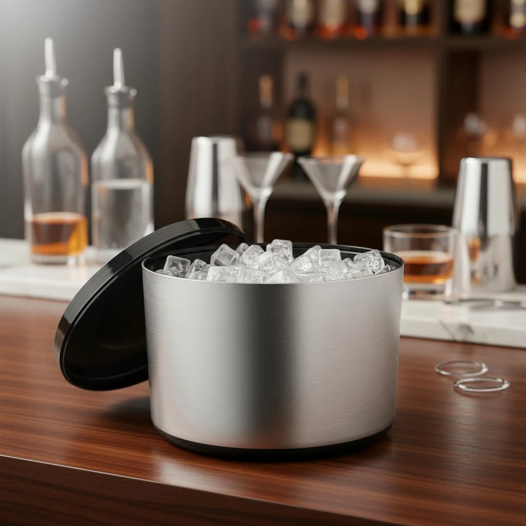 Drink Ishink 10 liter borstad aluminiumeffekt 11155-38358 by Drink color Silver