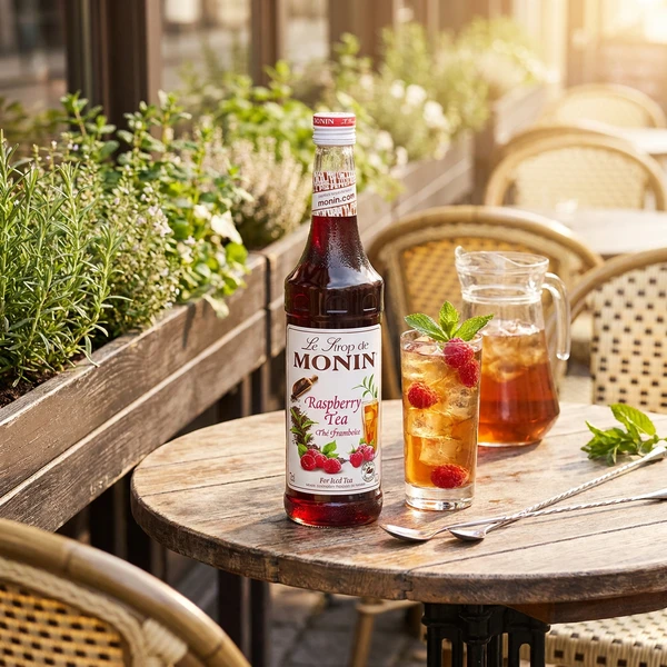 Monin Ice Tea Raspberry / Hallon FL 70 61055 by MONIN color Svart