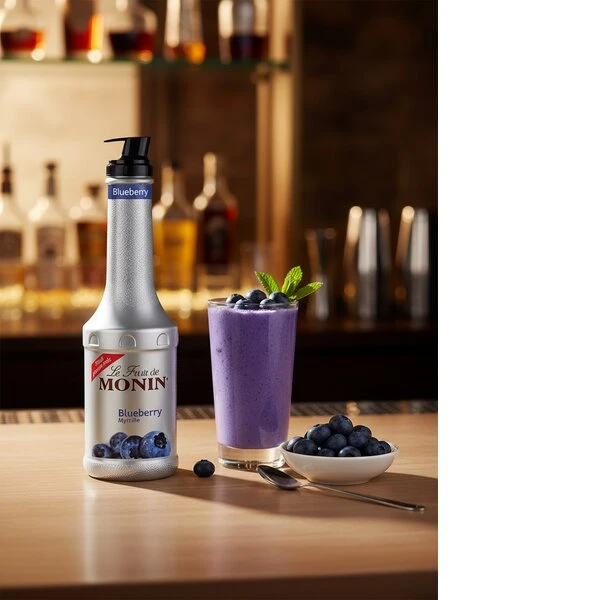 Monin Purémix Blåbär FL 100 61165 by MONIN color Blauw