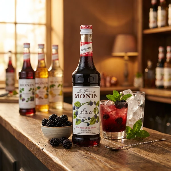 Monin Sirap Blackberry / Björnbär FL 70 61016 by MONIN color Svart