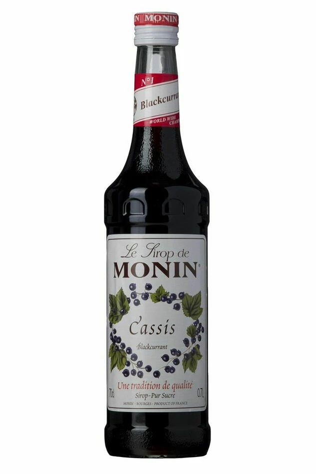 Monin Sirap Cassis / Solbär FL 70 61050 by MONIN color Svart