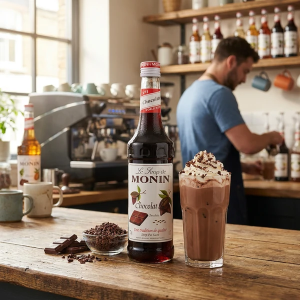 Monin Sirap Choklad / Chokolade FL 70 61018 by MONIN color Svart