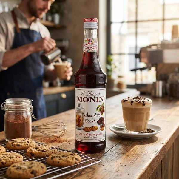 Monin Sirap Chocolate Cookie / Chokladkaka FL 70 61172 by MONIN color Svart