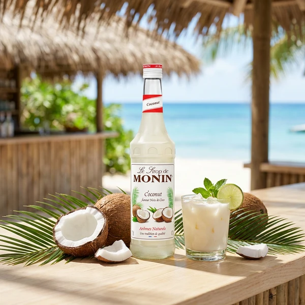 Monin Sirap Kokosnöt / Kokos FL 70 61037 by MONIN color Svart