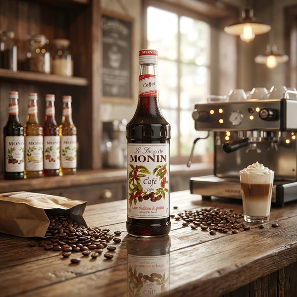 Monin Sirap Kaffe / Kaffe FL 70 61035 by MONIN color Svart