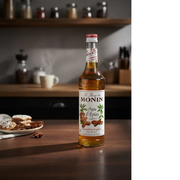 Monin Sirap Pepparkaka / Honungskaka FL 70 61171 by MONIN color Svart
