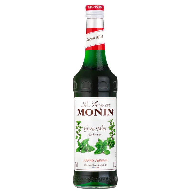 Monin Sirap Grön Mynta / Menthe Verte FL 70 61026 by MONIN color Svart