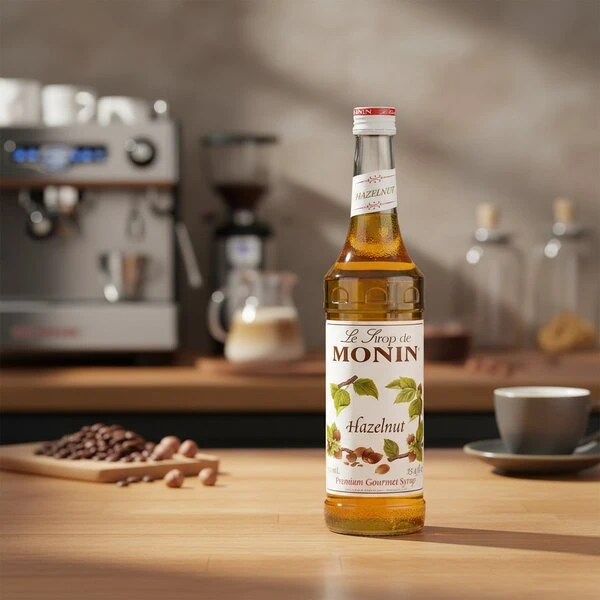 Monin Sirap Hasselnöt / Hasselnød FL 70 61029 by MONIN color Svart