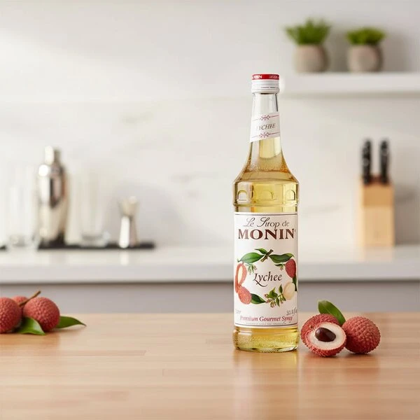 Monin Sirap Litchi / Kærlighedsfrugt FL 70 61046 by MONIN color Svart