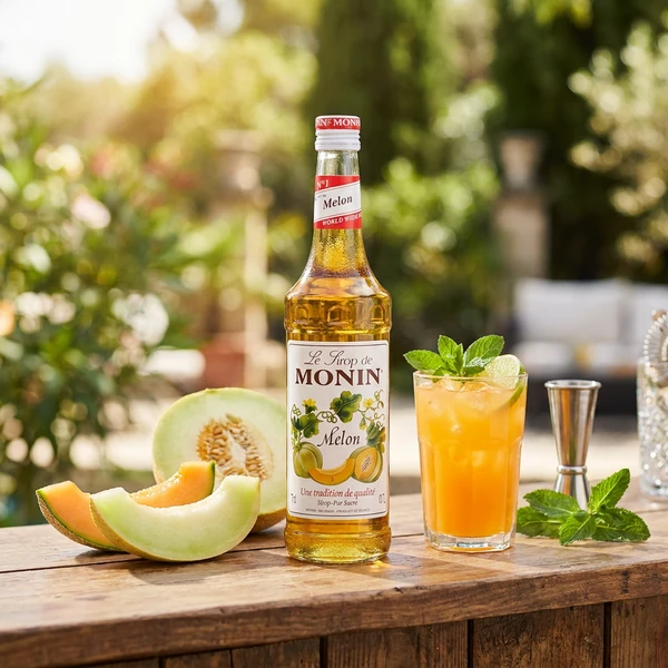 Monin Sirap Melon FL 70 61040 by MONIN color Svart