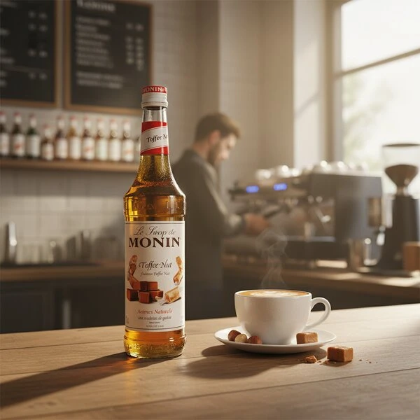 Monin Sirap Toffee Nöt / Gräddkola FL 70 61156 by MONIN color Svart