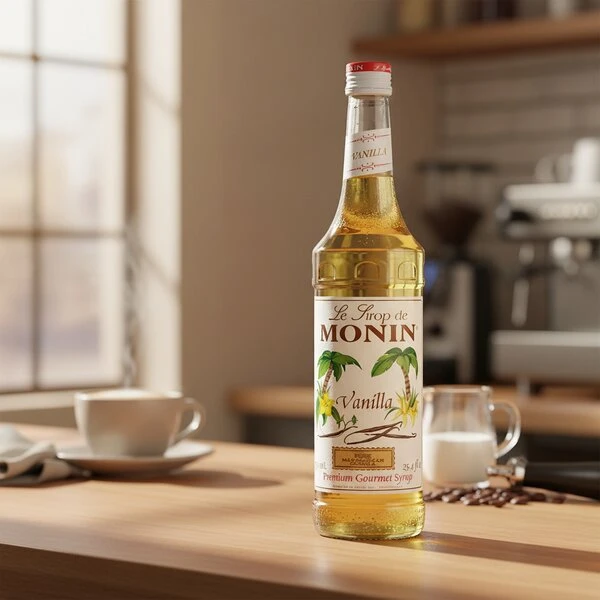 Monin Sirap Vanilj / Vanille FL 70 61051 by MONIN color Svart