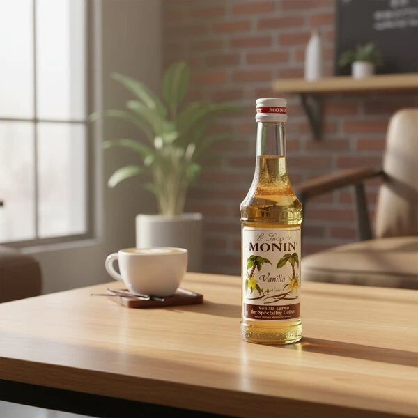 Monin Sirap Vanilj / Vanille FL 25 61091 by MONIN color Svart