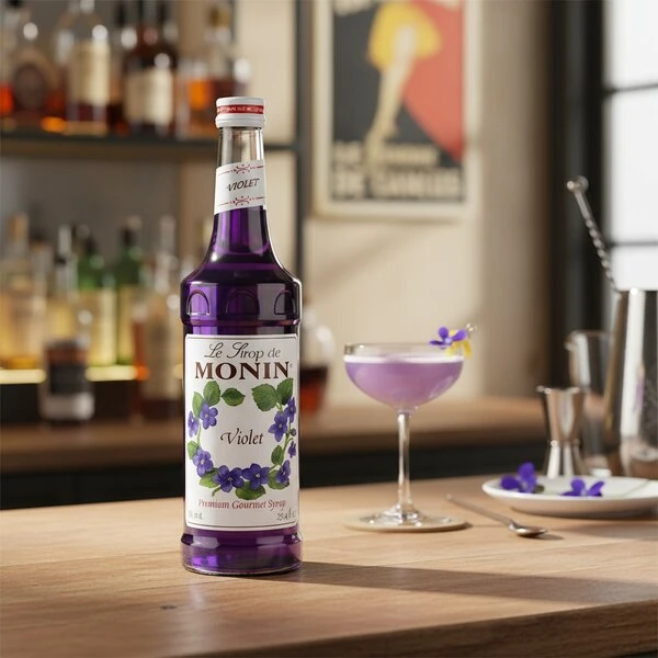 Monin Sirap Lila / Viol FL 70 61131 by MONIN color Svart