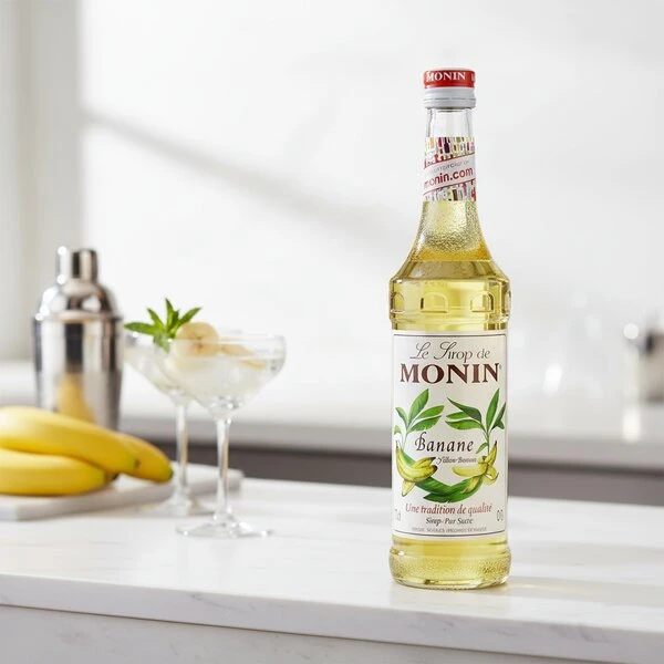 Monin Sirap Gul Banan / Gul Banan FL 70 61028 by MONIN color Svart