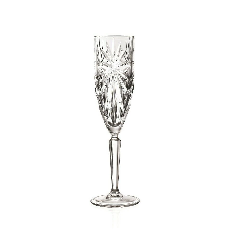 RCR Oasis Champagneglas 15 cl 6 st Glas0230 by RCR Glas color Svart