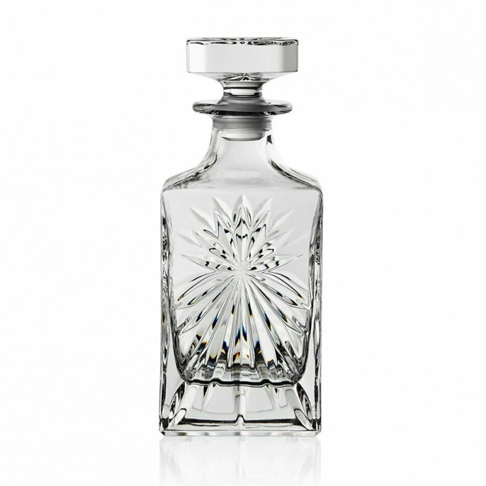 RCR Oasis Decanter Kvadratisk 85 cl Glas0233 by RCR Glas color Svart