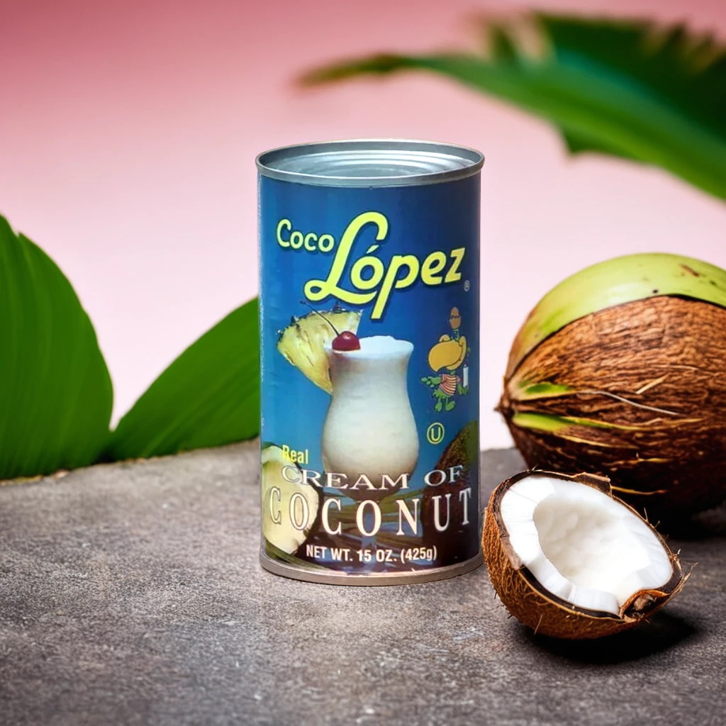 Coco Lopez kokoskräm 425g lopez by Beaumont color Svart