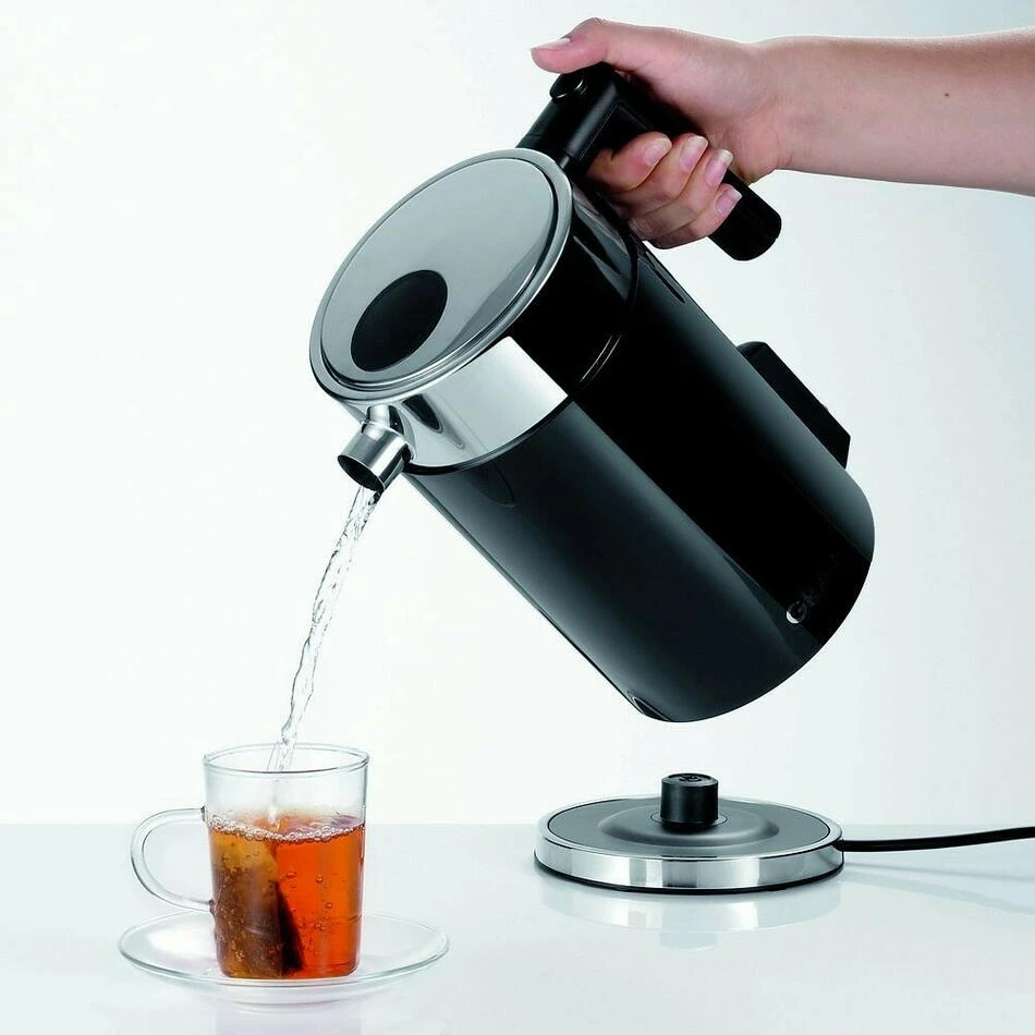 Vattenkokare 1,5 l med temperaturkontroll och barnspärr GRWK702EU by Graef color Svart