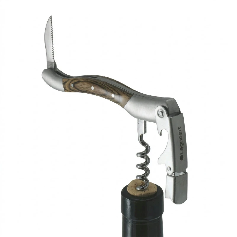 MINI GHEMME Grand Crue Sommelier Kyparkorkskruv 16 cm LEWF5 by Legnoart color Svart
