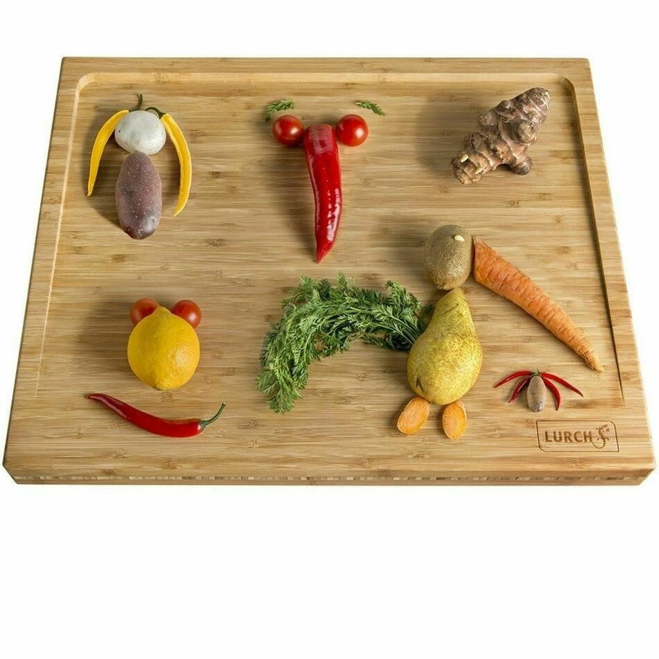 Skärbräda stor, 500x400x45 mm LU10909 by LURch color Svart