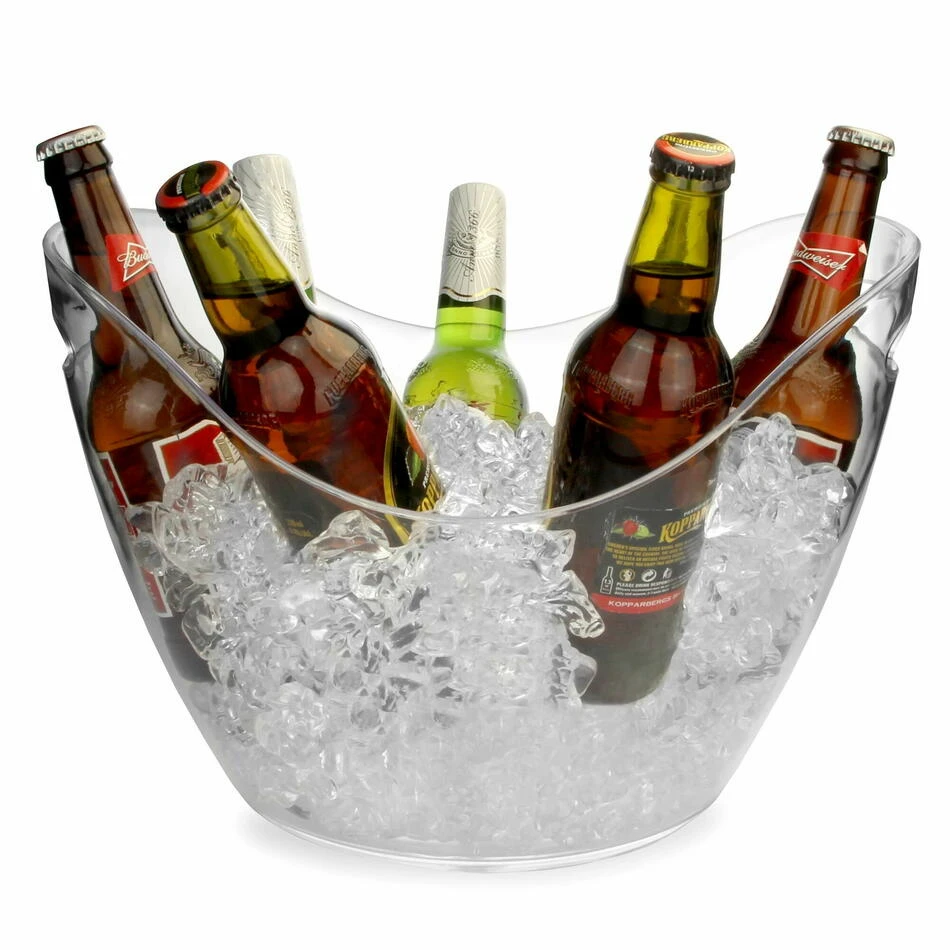 Vin- och champagnekylare i klar plast - 8 liter BTBL3494 by Beaumont color Helder
