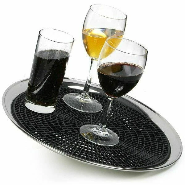 Antiglidmatta till 35 cm bricka BTBL3652 by Beaumont color Svart
