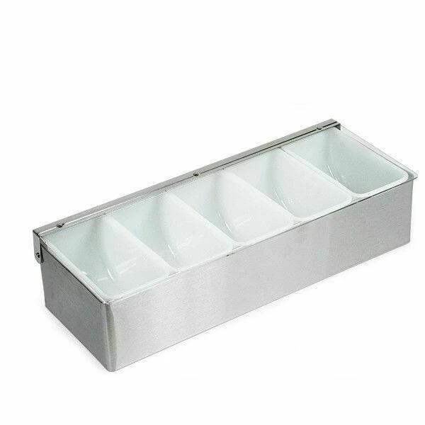 Fruktdispenser i stål – 5 delar x 1 pint BTBL3762 by Beaumont color Silver
