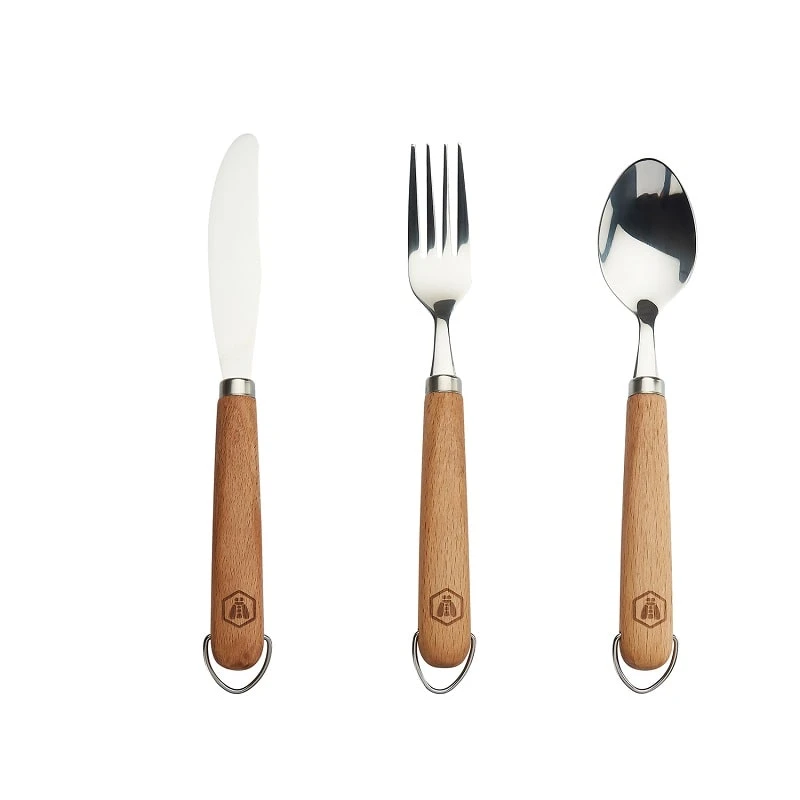 Laguiole Picknick Bestickset 3 delar 40268476 by Laguiole color Svart