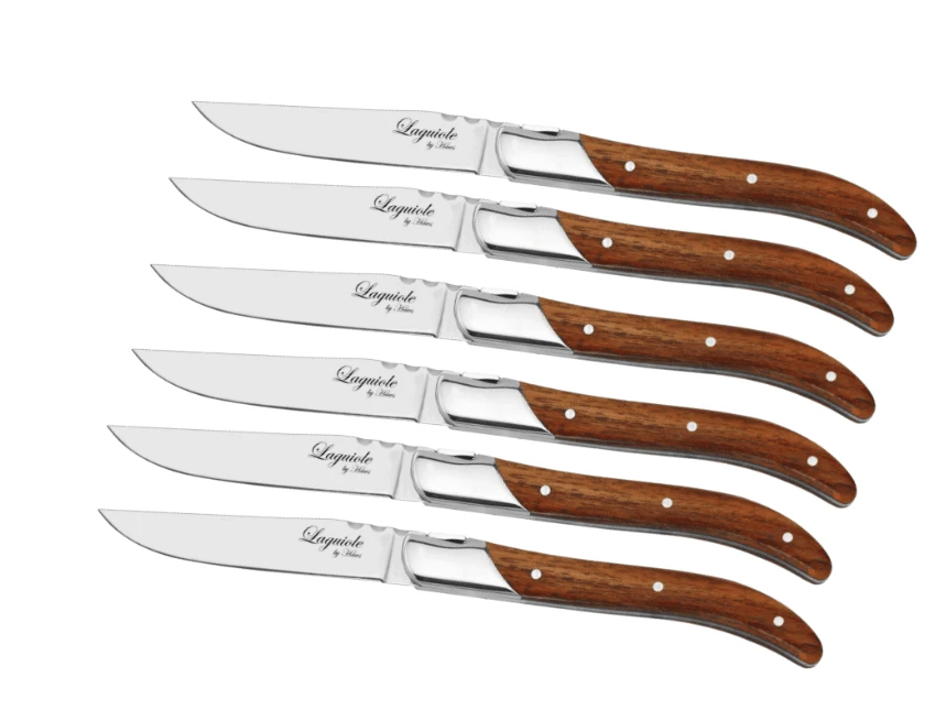 Laguiole Steakknivar Rosewood 6 st 30-LG0023 by Laguiole By Hâws color Brun/Silver