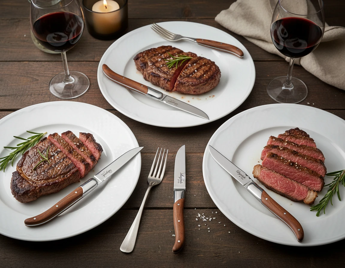 Laguiole Steakknivar Rosewood 6 st 30-LG0023 by Laguiole By Hâws color Brun/Silver