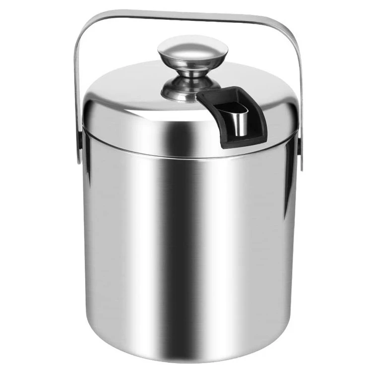 Ishink i rostfritt stål 1300 ml - Silver CG-T19 by Barlife color Silver