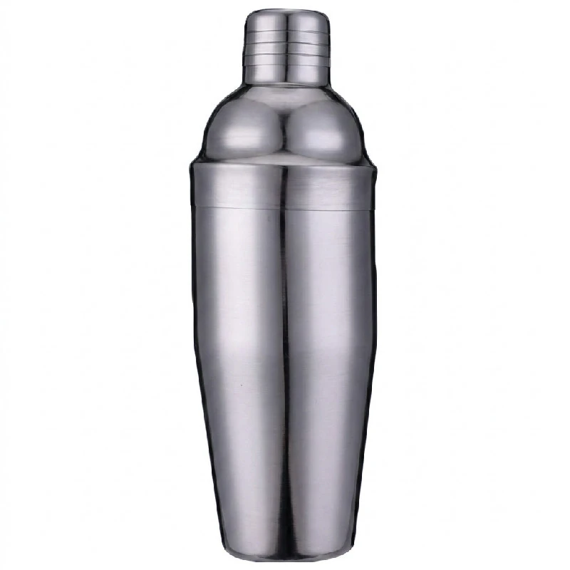 Matt 3-delad cocktailshaker 750 ml CG-75 by Barlife color Silver